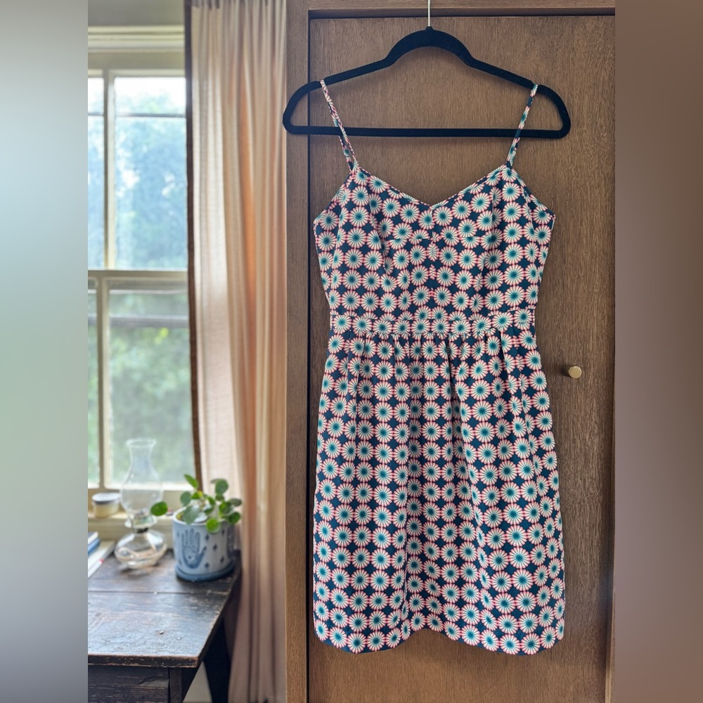 J Crew Women’s Floral Spaghetti Strap Dress sz. 2